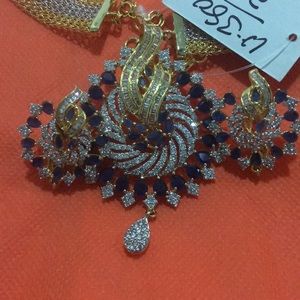 Nickel with earrings